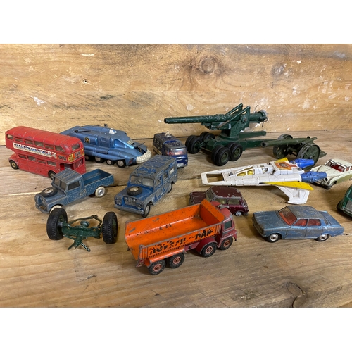 183 - Collection of Playworn Diecast Vehicles to Include Dinky and Corgi