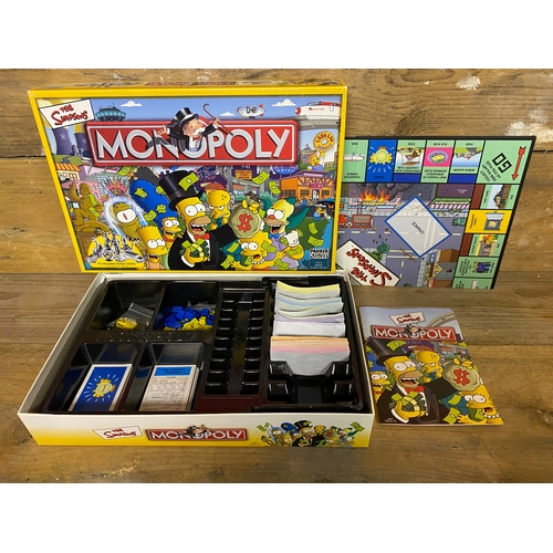 185 - Simpsons Monopoly and Simpsons Chess games, complete