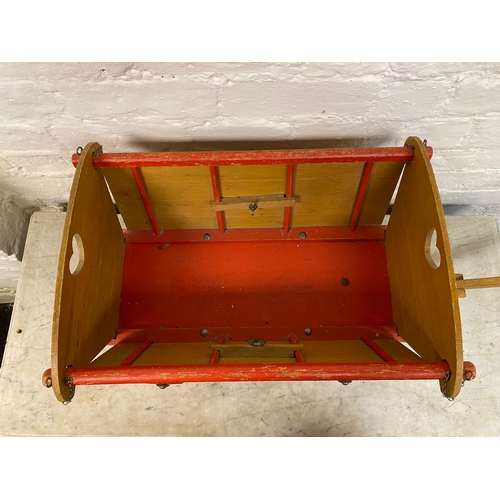 187 - Mid Century Childs Toy Cart