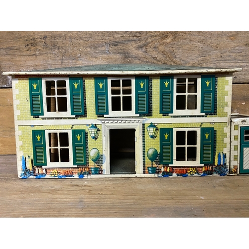 192 - Vintage Tin Plate Dolls House