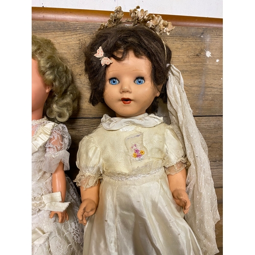 197 - Pair of Large Vintage Dolls