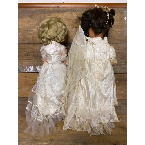 197 - Pair of Large Vintage Dolls