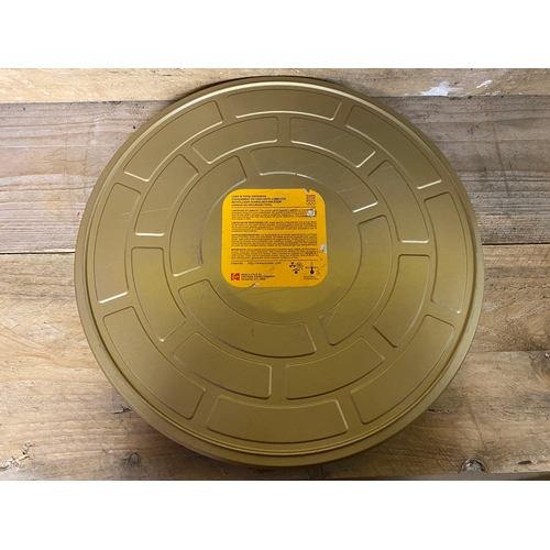 200 - 'The Shootest' 16mm Film in Metal Case, labelled colour some fade