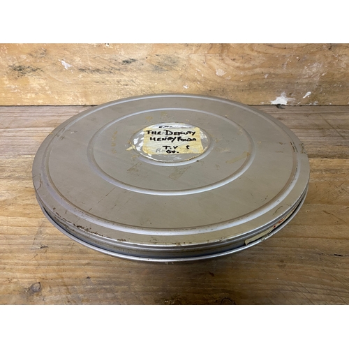 202 - 16mm Film Reel in Metal Case Labelled 'The Deputy Henry Fonda' - untested