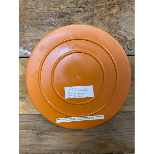 203 - 16mm Film Reel in Plastic Case Labelled 'Cartoon Show - Woody Woodpecker, Tom & Jerry, Will Whopper ... 