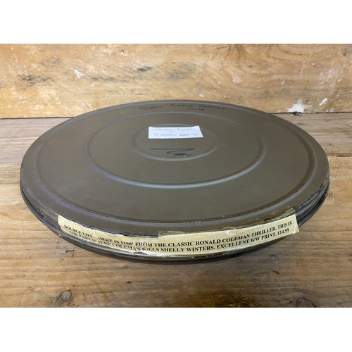 204 - 16mm Film Reel in Plastic Metal Case Labelled 'Ronald Colman in - A Double Life B/W' - untested