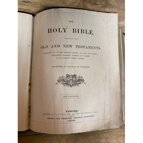 210 - Victorian Holy Bible, Church of St. Mary Magdalene Dated 1871