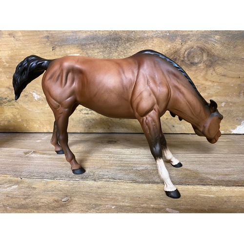 254 - Beswick Matt Male Horse Figurine