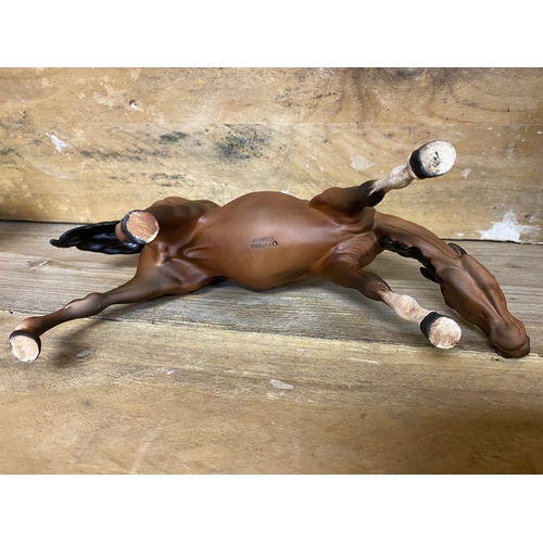 254 - Beswick Matt Male Horse Figurine