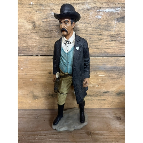 270 - Three Resin Western Figurines (AF)