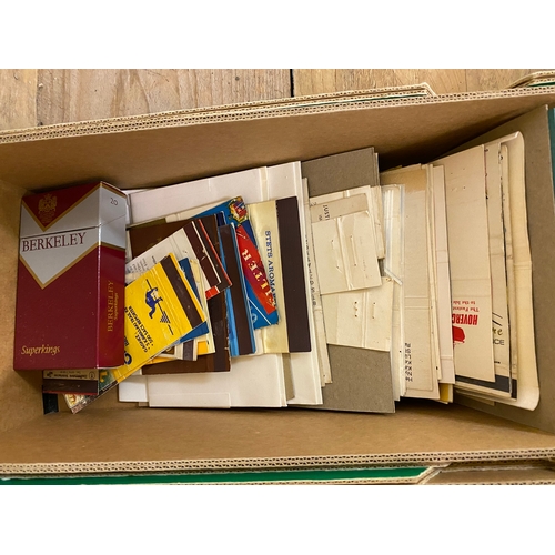 301 - Large Collection of Boxed and Labelled Matchbooks and Cigarette Boxes