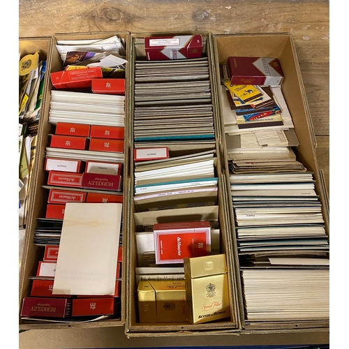 301 - Large Collection of Boxed and Labelled Matchbooks and Cigarette Boxes