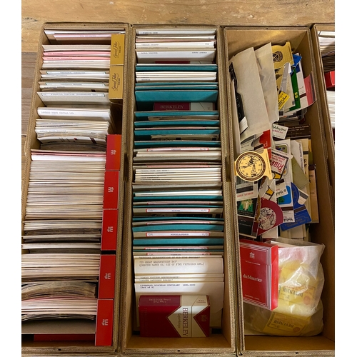 301 - Large Collection of Boxed and Labelled Matchbooks and Cigarette Boxes