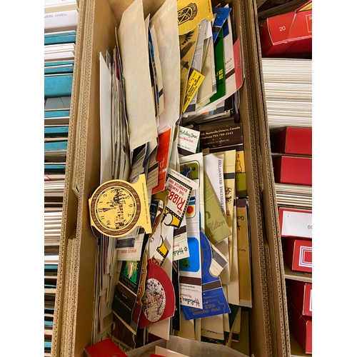 301 - Large Collection of Boxed and Labelled Matchbooks and Cigarette Boxes