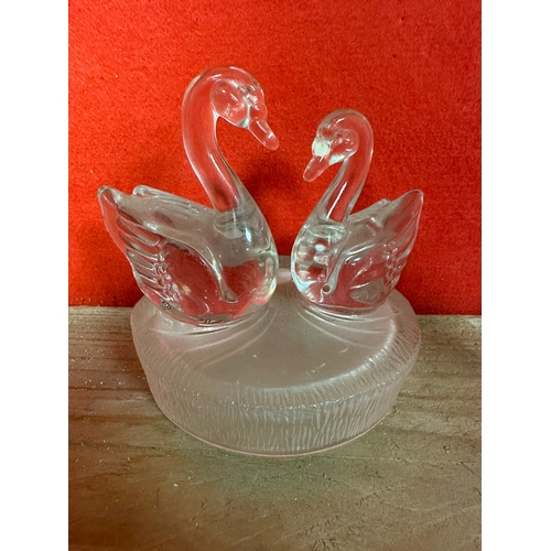 307 - Four Glass Animal Figurines