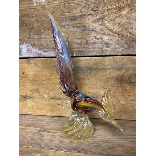 308 - Pair of Collectible Glass Birds, one AF