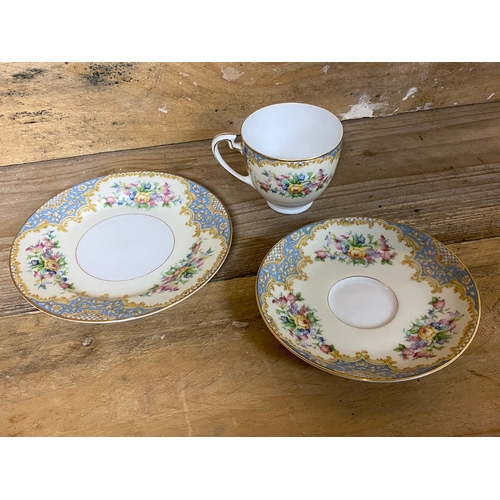 329 - Noritake Trio c.1930's, cup, saucer and side plate