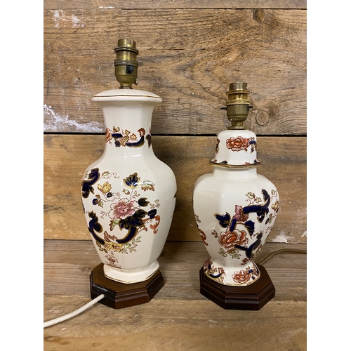 337 - Pair of Masons Ceramic Lamps