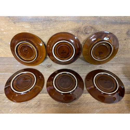 353 - 1970's Polish Mirostowice Coffee Set, one cup missing
5 cups, 6 saucers, milk jug, sugar bowl, coffe... 