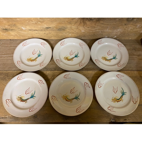 355 - Mixed Lot of Hand Painted Oriental Cups, Saucers and Milk Jugs. Cups feature Geisha Girl