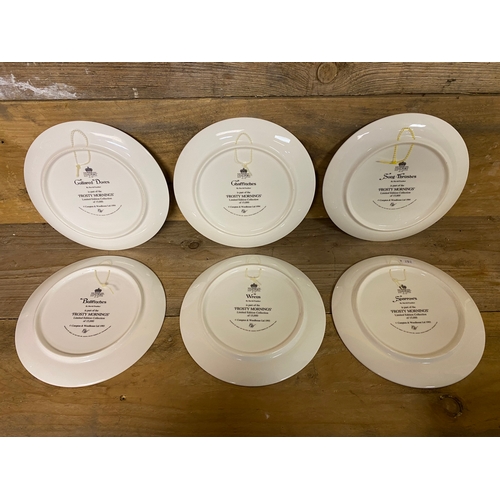 356 - Six Collectible Coalport 'Frosty Mornings' Plates, 1993-1994