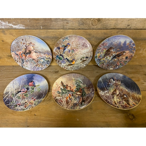 356 - Six Collectible Coalport 'Frosty Mornings' Plates, 1993-1994