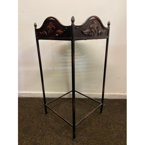 393 - Modern Metal Umbrella Stand and Pot Stand