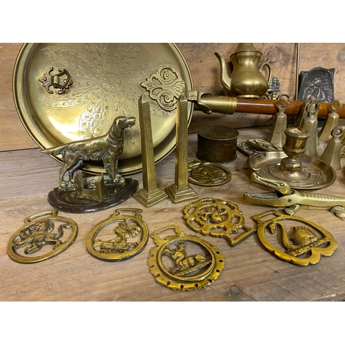 394 - Large Collection of Brassware