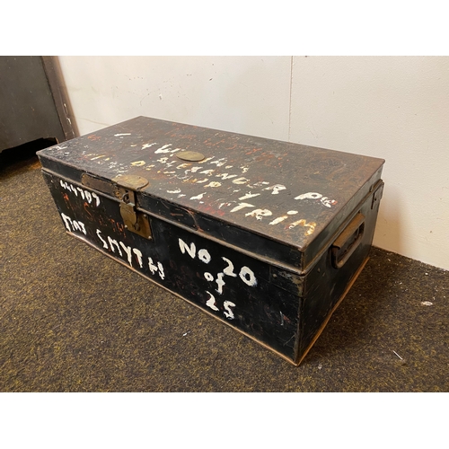 406 - Metal Chest, Williamson & Sons