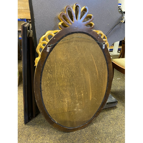 435 - Ornate Gilt Framed Oval, 103 x 66cm