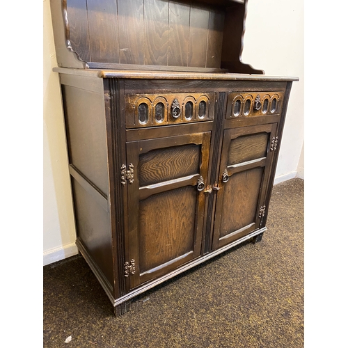 440 - Dark Wood Welsh Dresser