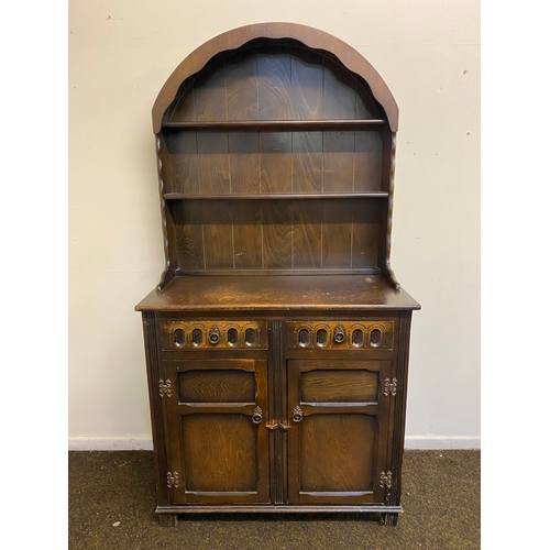 440 - Dark Wood Welsh Dresser