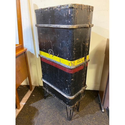 443 - Upcycled Distressed Trunk Drinks Cabinet