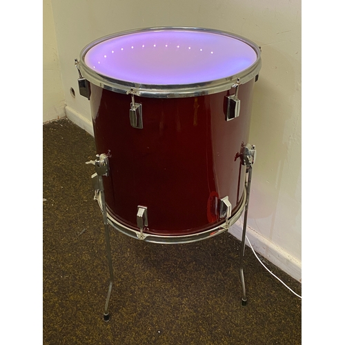 450 - Light Up Colour Change Floor Tom Drum