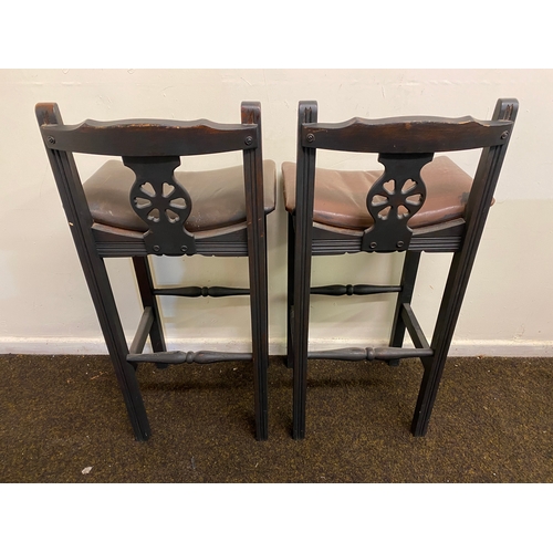 458 - Pair of Old Charm Stools