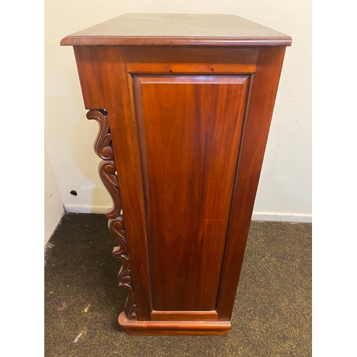 469 - Victorian Reproduction Tall Boy Chest of Drawers