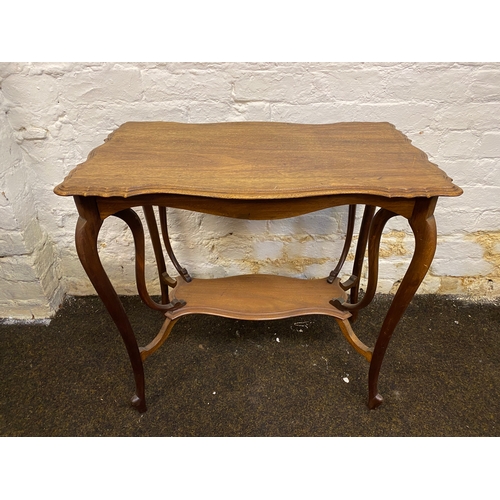 480 - Edwardian Console Table on Cabriole Legs