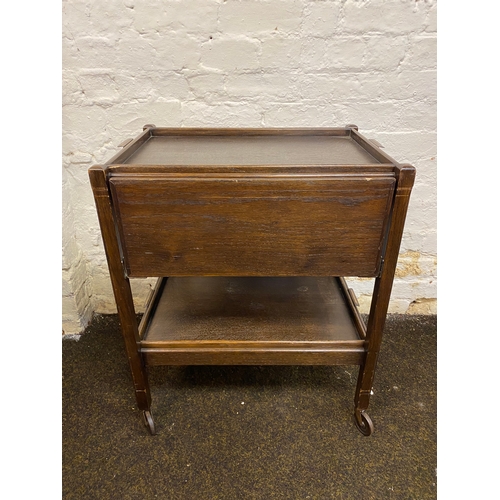 481 - Edwardian Metamorphic Collapsable Utility Trolley Table