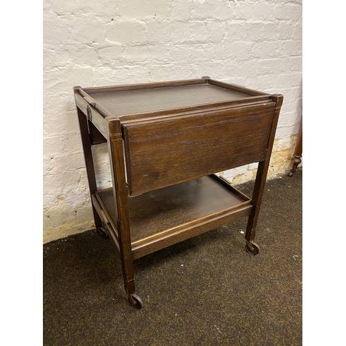 481 - Edwardian Metamorphic Collapsable Utility Trolley Table