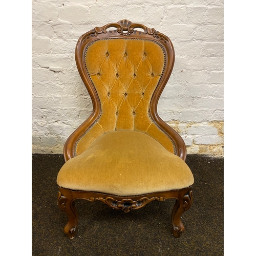 511 - Wooden Louis XVI Style Bedroom Chair