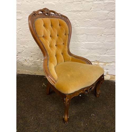 511 - Wooden Louis XVI Style Bedroom Chair