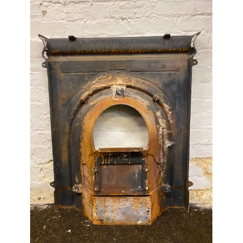 512 - Cast Iron Gallery Fire Surround, 83.5 x 99.5cm