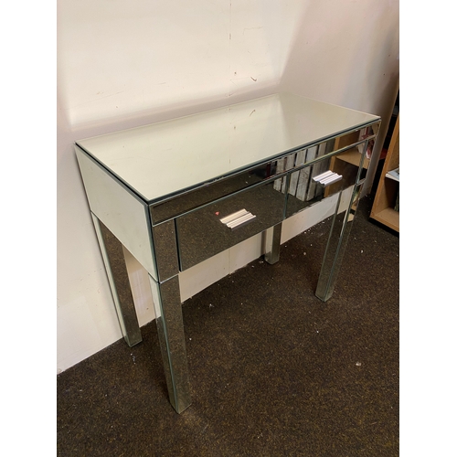 528 - Modern Mirrored Console / Dressing Table