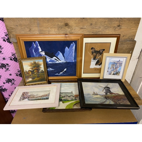 6 - Collection of Seven Framed Artworks