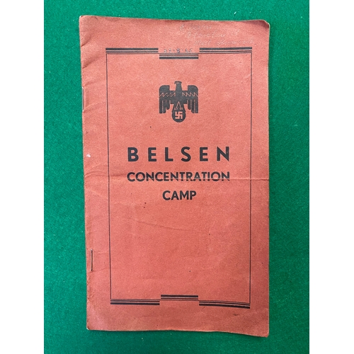 96 - Belsen Concentration Camp Post Liberation Literature dated 1945 with Accompanying Original Photograp... 