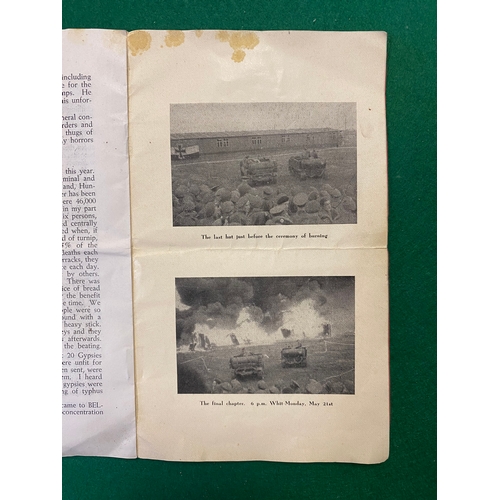 96 - Belsen Concentration Camp Post Liberation Literature dated 1945 with Accompanying Original Photograp... 