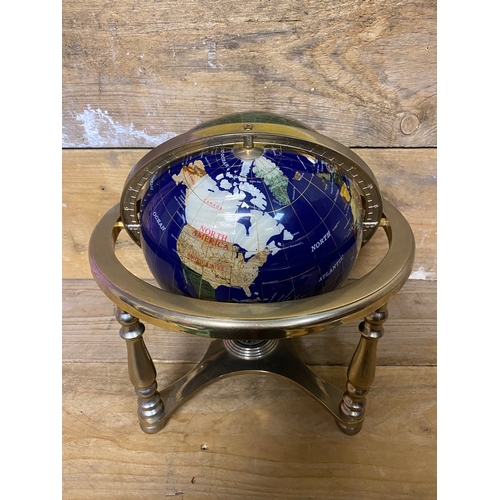 136 - Gemstone Desk Globe