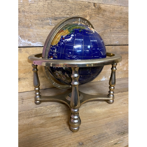 136 - Gemstone Desk Globe