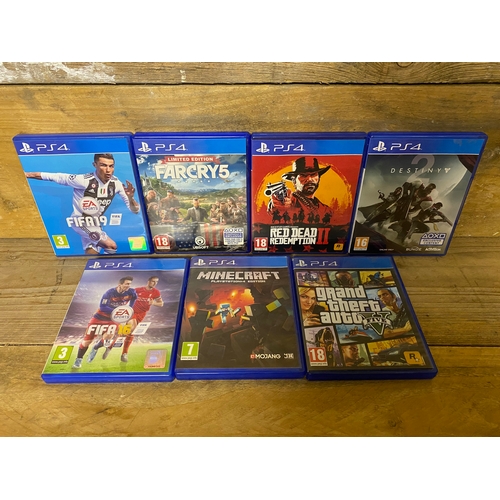 346 - Collection of 7x Playstation 4 Games