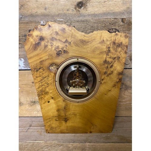 38 - Burr Log Slice Clock